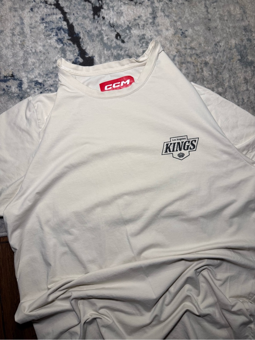 CCM Los Angeles Kings Performance T-Shirt White Men’s Large